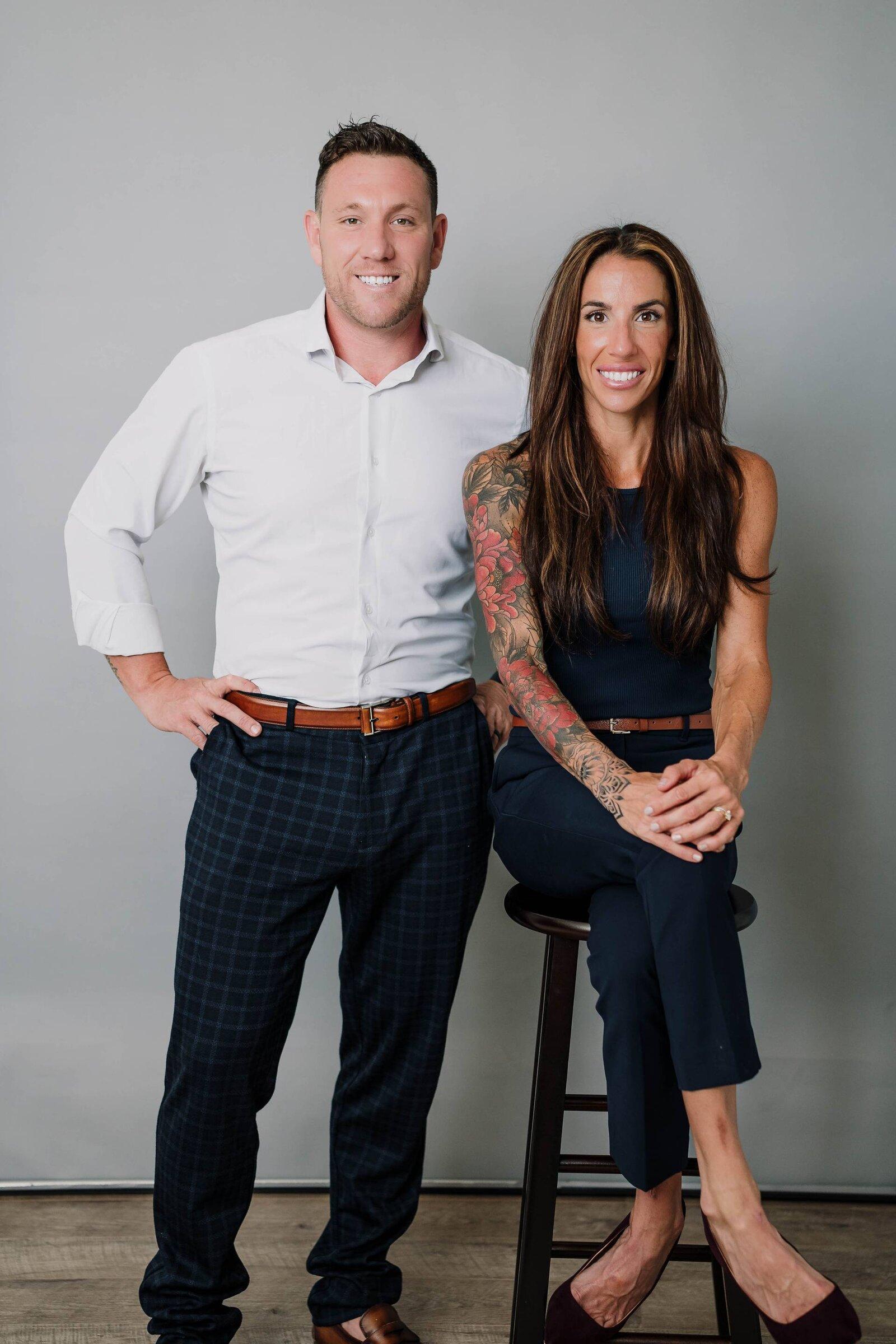 Katarina and Josh Thornton, the husband-and-wife team behind Collaborative Construction